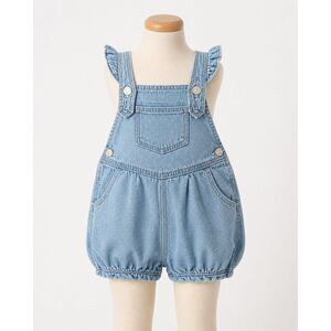 Gap Kids Toddler Denim Bubble Shortalls 18-24M Western Chic